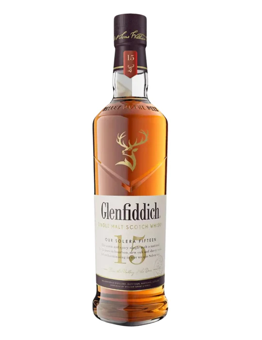 Glenfiddich 15 Year Old Solera Reserve Single Malt Scotch Whisky 750mL