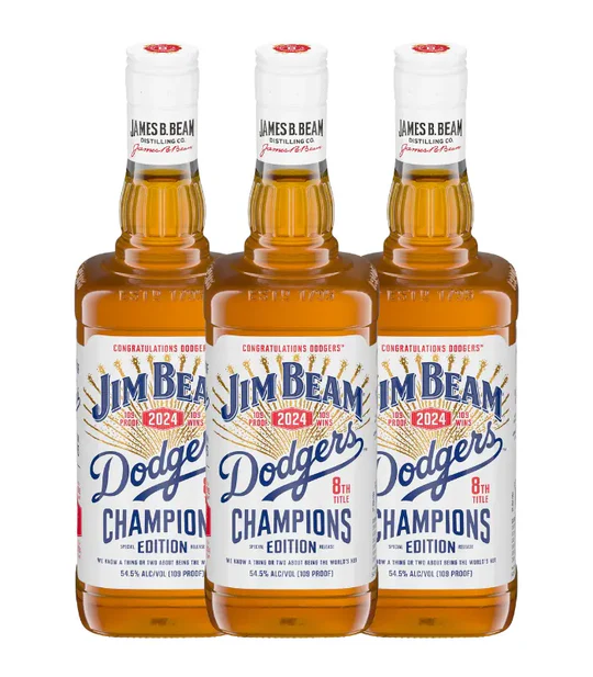 Jim Beam Dodgers 8th Title Champions Edition Bourbon 109 Proof
