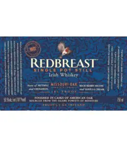 Redbreast Missouri Oak Single Pot Still Irish Whiskey 750mL