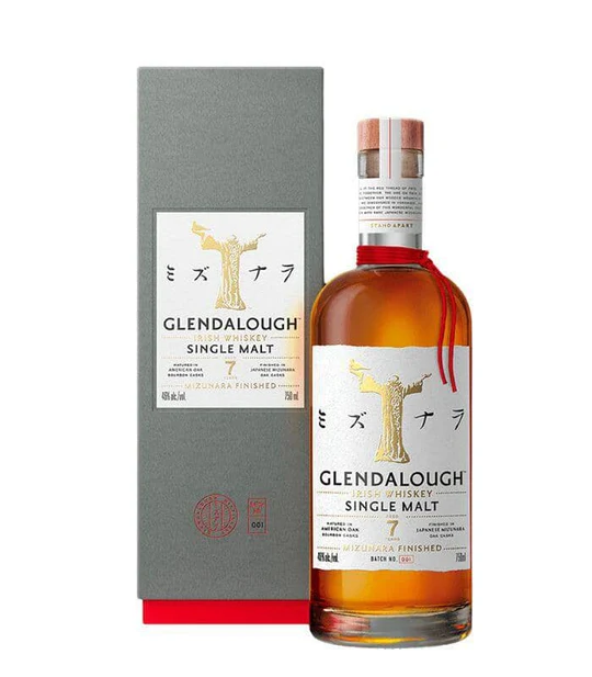 Glendalough 7 Year Mizunara Cask Single Malt Irish Whiskey 750mL