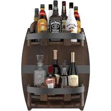 bourbon whiskey barrel shelf
