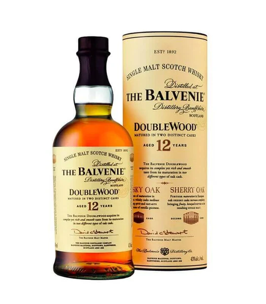 The Balvenie 12 Year Old DoubleWood Single Malt Scotch Whisky 750mL